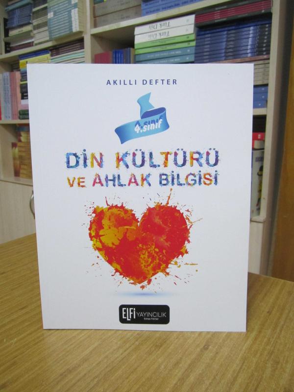 4. Sınıf Din Kültürü ve Ahlak Bilgisi Akıllı Defter / ELFİ Yayıncılık Elmas Fikirler (2023) - Kollektif kitap kapağı