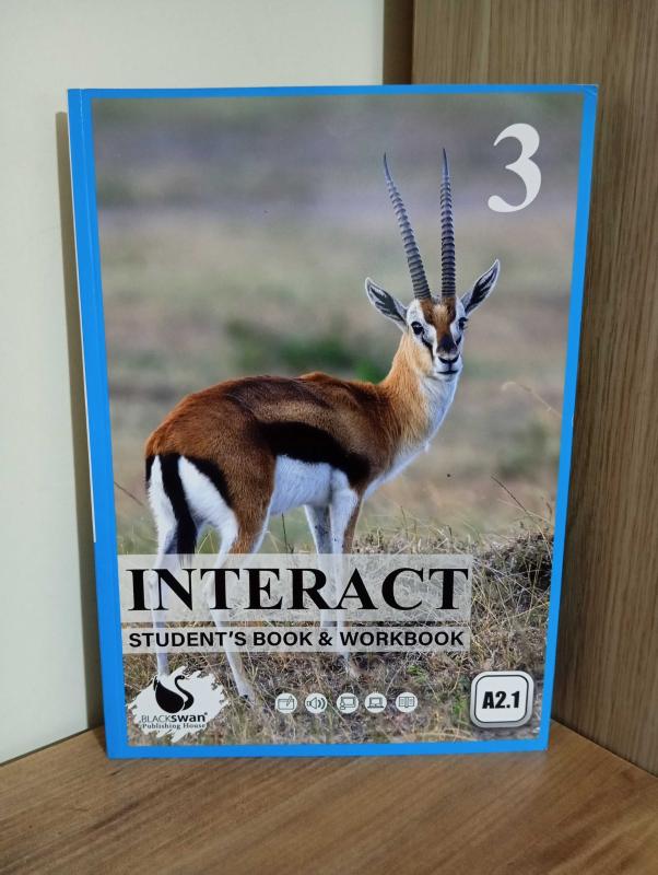 BLACKSWAN Interact 3 Student's Book & Workbook (A2.1) - Kollektif kitap kapağı