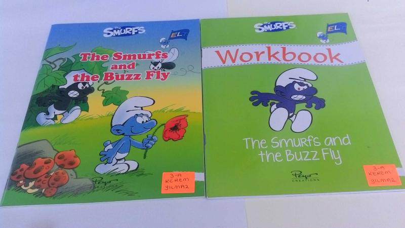 The Smurfs and the Buzzy Fly STORY BOOK + WORKBOOK / Level B (CD YOK) - PIERRE CULLIFORD kitap kapağı