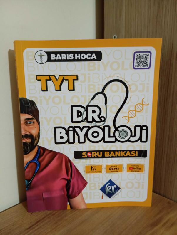 KR Akademi Yayınları 2024 Barış Hoca TYT Dr. Biyoloji Soru Bankası - Kolektif kitap kapağı