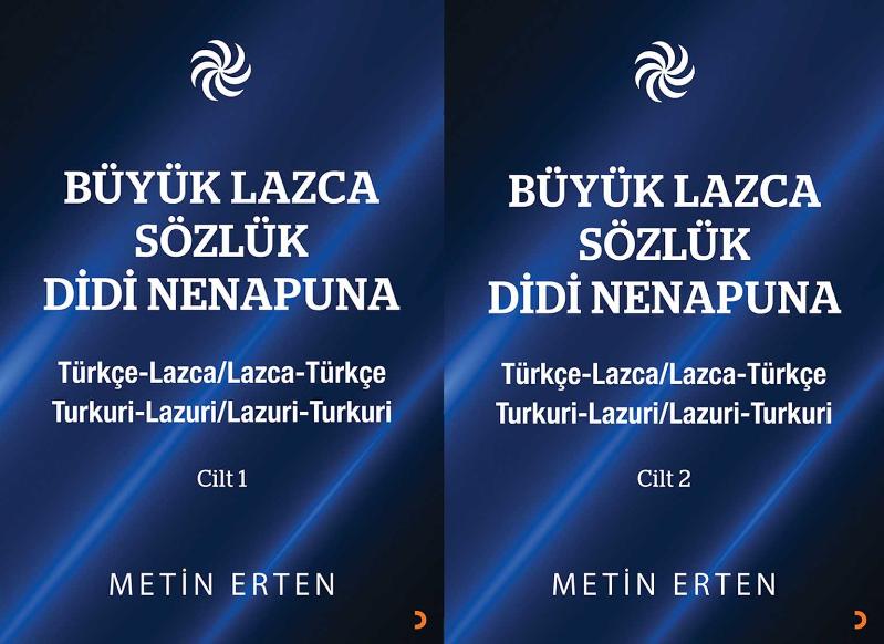 Büyük Lazca Sözlük Didi Nenapuna Cilt 1–2 Türkçe-Lazca/Lazca-Türkçe - Metin Erten kitap kapağı
