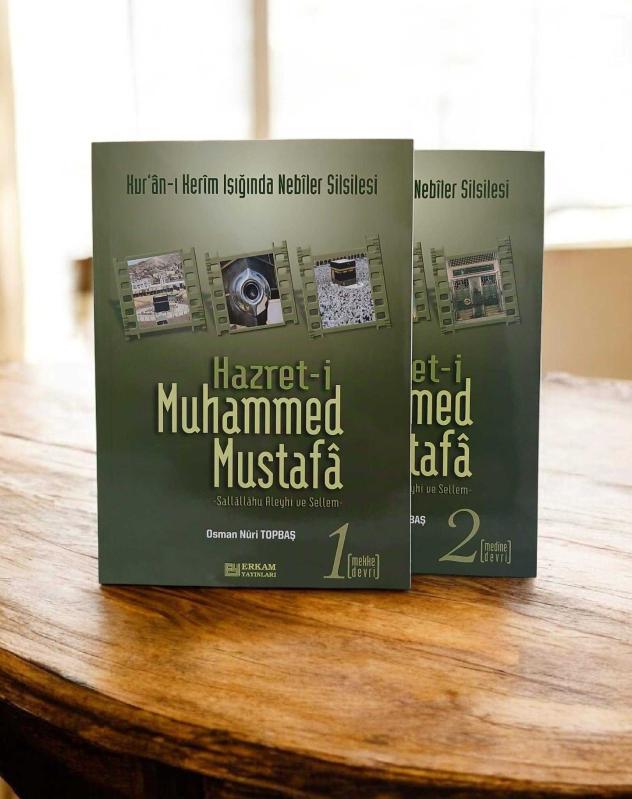 Hz. Muhammed Mustafa 1 (Mekke) - 2 (Medine) 2 Cilt Takım - OSMAN NURİ TOPBAŞ kitap kapağı