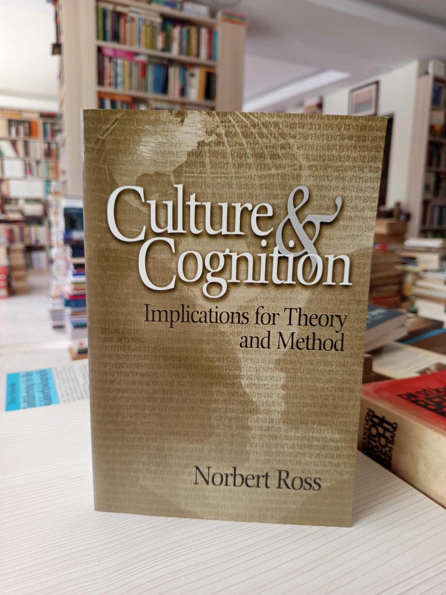 Culture and Cognition: Implications for Theory and Method - Norbert Ross kitap kapağı