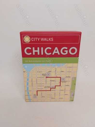 City Walks Deck: Chicago: 50 Adventures On Foot Cards - Christina Henry de Tessan - Bart Wright kitap kapağı