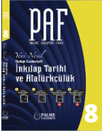 8. Sınıf T.C. İnkılap Tarihi ve Atatürkçülük PAF Palme Anlatım Föyü 2026 - palme kitap kapağı