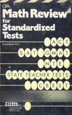 Clıffs Math Revıew For Standardızed Test - JERRY BOBROW kitap kapağı