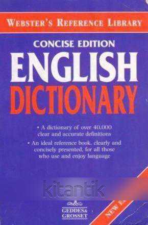 Webster's Reference Library / English Dictionary - Concise Edition - Webster's Reference kitap kapağı