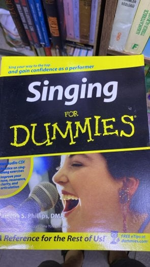 singing for dummies - Pamelia S. Phillips kitap kapağı