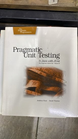 Pragmatic Unit Testing in Java with JUnit - Andy Hunt - Dave Thomas kitap kapağı