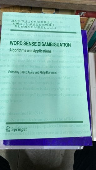 Word Sense Disambiguation: Algorithms and Applications - Eneko Agirre - Philip Edmonds kitap kapağı