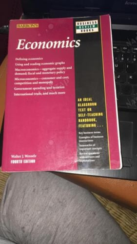 Economics - Walter J. Wessels kitap kapağı
