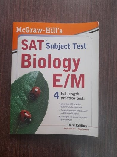 SAT Subject Test Biology E/M: 6th Ed w/online test - Deborah T. Goldberg kitap kapağı