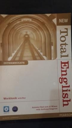 New Total English Intermediate workbook (B1-B1+) + Audıo Cd - antonia clare-jj wilson-anthony cosgrove kitap kapağı