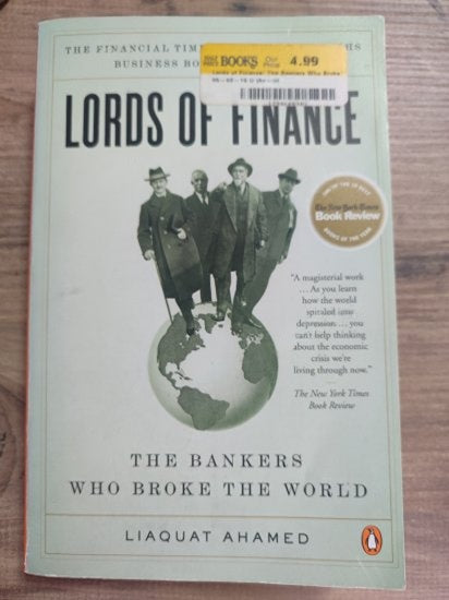 Lords Of Fınance - Liaquat Ahamed kitap kapağı