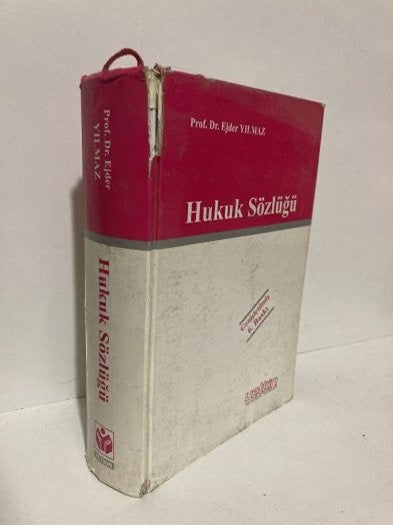 HUKUK SÖZLÜĞÜ 6 . Baskı - EJDER YILMAZ kitap kapağı