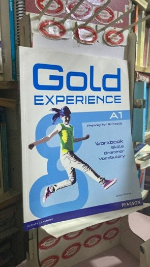 Gold Experience A1 Workbook Skills Grammar Vocabulary - Lucy Frina kitap kapağı