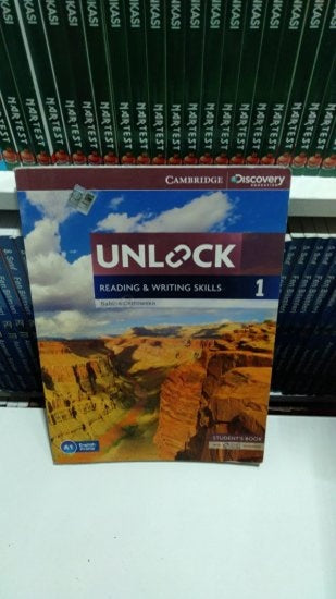 Unlock 1 - Reading - Writing Skills - Sabina Ostrowska kitap kapağı