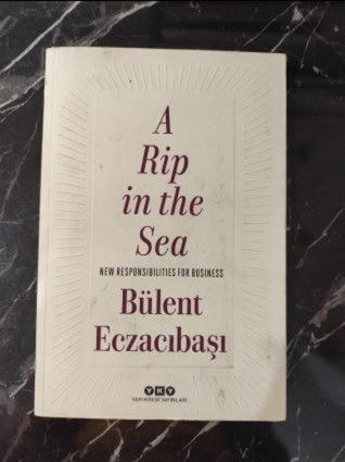 A Rip in the Sea - Bülent Eczacıbaşı kitap kapağı