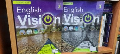 English Vision Level 3 Student Book + Workbook (2 Kitap) - Komisyon kitap kapağı