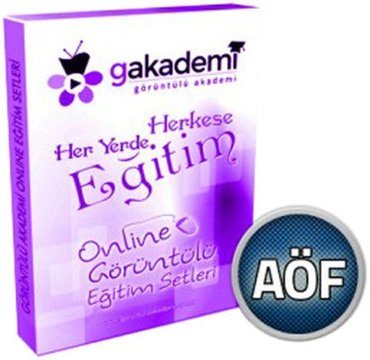 Pratik AÖF Türkiye Ekonomisi Online Görüntülü Eğitim Seti | Görüntülü Dershane Yayınları (İnce Kapak)