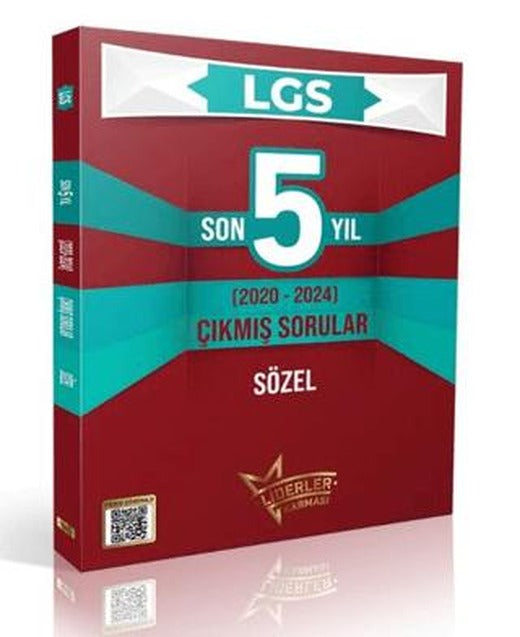Liderler Karması LGS Sözel Çıkmış Sorular Son 5 Yıl Çözümlü (2020-2024) | Liderler Karması Yayınları (Ciltsiz)