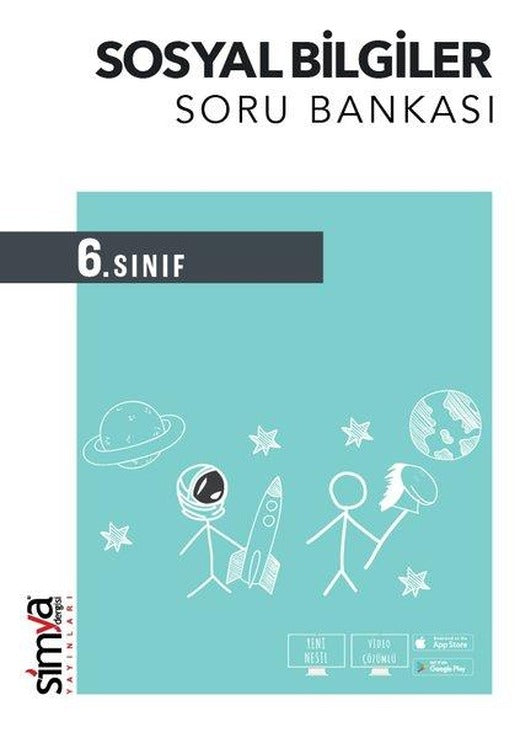 6. Sınıf Sosyal Bilgiler Soru Bankası | Simya Dergisi Yayınları (İnce Kapak)