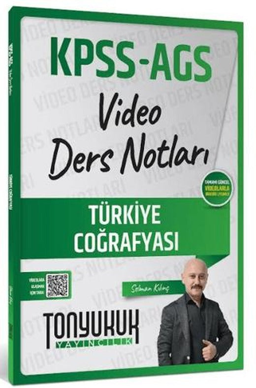 KPSS AGS Türkiye Coğrafyası Video Ders Notları | Tonyukuk Yayıncılık (Ciltsiz)