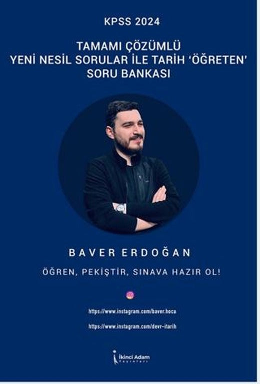KPSS Tamamı Çözümlü Yeni Nesil Sorular İle Tarih Öğreten Soru Bankası