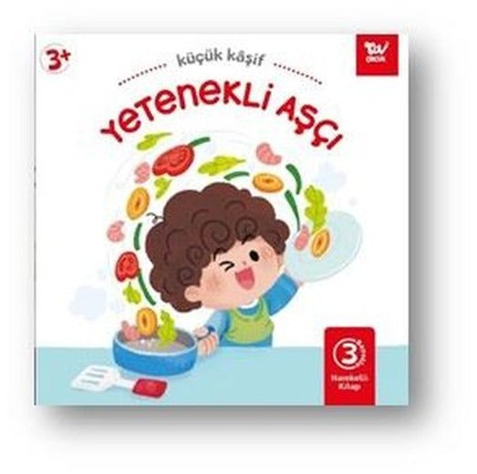 Yetenekli Aşçı Küçük Kaşif - Hareketli 3D Kitap | Türkiye Diyanet Vakfı Yayınları (Ciltli)