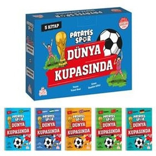 Patates Spor Dünya Kupasında Set+Soru Kitapçığı - 5 Kitap Takım | Nesil Çocuk Yayınları