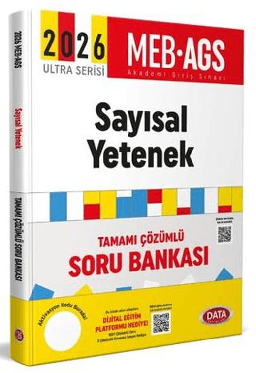 2026 AGS Ultra Serisi Sayısal Yetenek (Matematik) Soru Bankası | Data Yayınları (Ciltsiz)