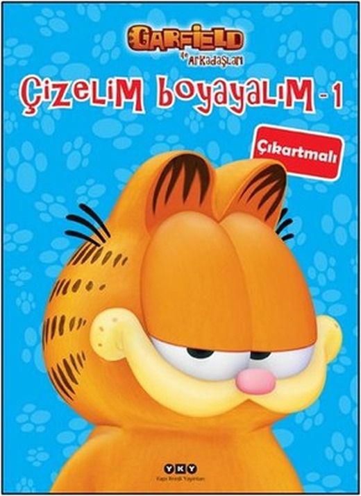 Çizelim Boyayalım 1 - Garfield ile Arkadaşları | Yapı Kredi Yayınları