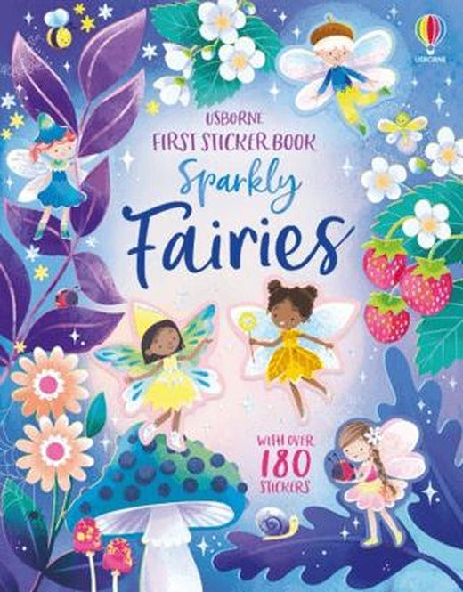 First Sticker Book Sparkly Fairies | Usborne (Ciltsiz)
