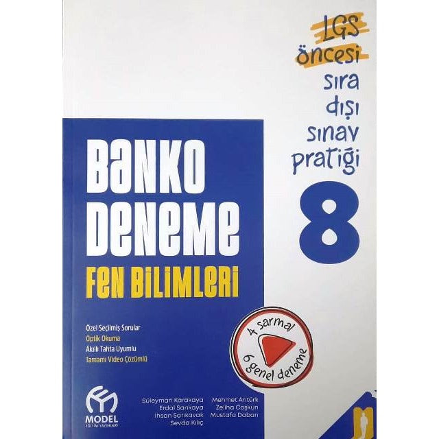 8. Sınıf Banko Deneme Fen Bilimleri | Model Eğitim Yayıncılık (Ciltsiz)