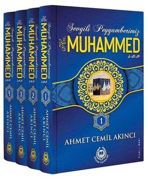Sevgili Peygamberimiz Hz.Muhammed (S.a.v) Seti - 4 Kitap Takım | Bahar Yayınları (Ciltli)