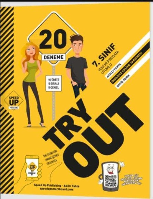 7.Sınıf Try Out 20 Li Deneme | Speed Up Publishing (İnce Kapak)