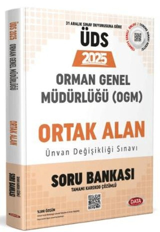 Orman Genel Müdürlüğü Ünvan Değişikliği Sınavı Ortak Alan Soru Bankası | Data Yayınları (Ciltsiz)