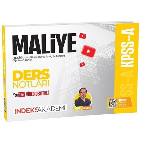2026 KPSS A Grubu Maliye Video Ders Notları | İndeks Akademi (İnce Kapak)