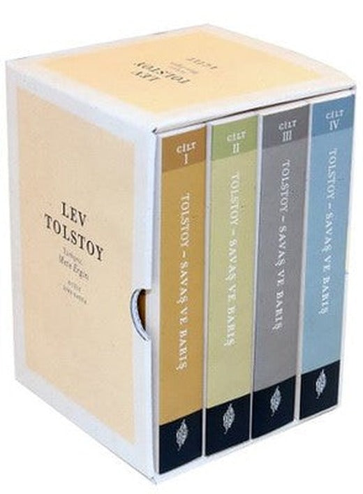 Savaş ve Barış 4 Kitap Takım | Yordam Edebiyat (İnce Kapak)