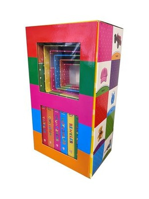 Kutu Kutu Kavramlar Seti - 6 Kitap Takım - Kutulu | Masalperest (Ciltli)