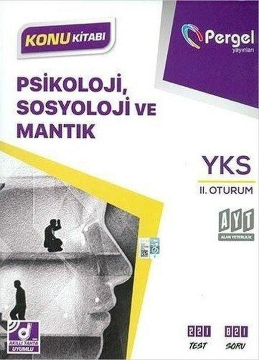 AYT Psikoloji Sosyoloji ve Mantık Konu Kitabı | Pergel (İnce Kapak)