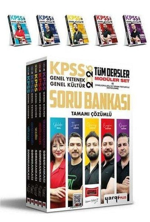 2026 KPSS Genel Yetenek Genel Kültür Tüm Dersler Tamamı Çözümlü Modüler Soru Bankası Seti - 5 Kita | Yargı Yayınları (İnce Kapak)
