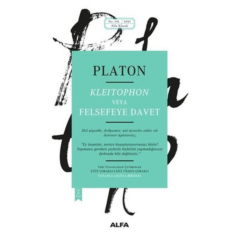 Kleitophon veya Felsefeye Davet | Alfa Yayınları