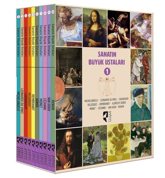 Sanatın Büyük Ustaları-10 Kitap Takım | Hayalperest Yayınevi (İnce Kapak)