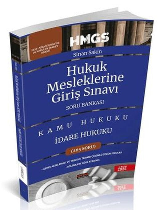 HMGS İdare Hukuku Soru Bankası | Savaş Yayınevi (Ciltsiz)