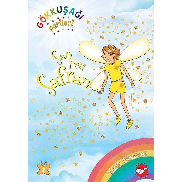 Sarı Peri Safran - Gökkuşağı Perileri 3 | Beyaz Balina Yayınları (İnce Kapak)