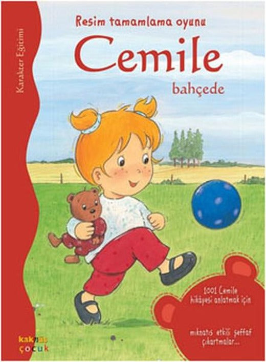 Resim Tamamlama Oyunu - Cemile Bahçede | Kaknüs Yayınları (İnce Kapak)