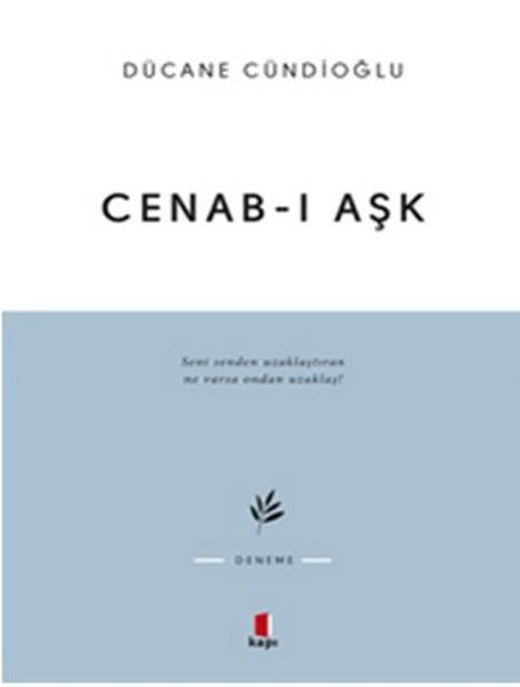 Cenab-ı Aşk | Kapı Yayınları - Deneme-İnceleme Dizisi (İnce Kapak)