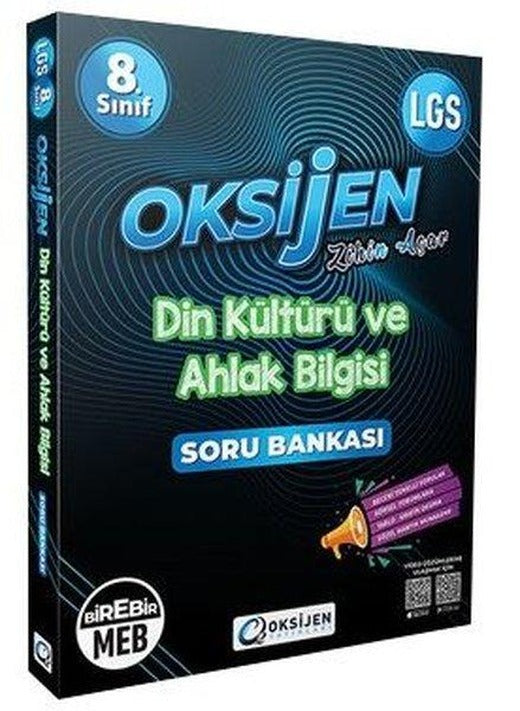 8. Sınıf Din Kültürü ve Ahlak Bilgisi Soru Bankası | Oksijen Yayınları - Eğitim (İnce Kapak)