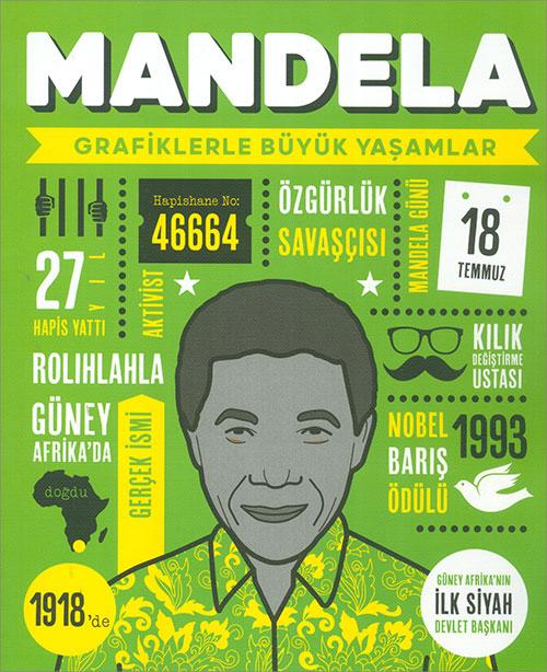 Mandela (Grafiklerle Büyük Yaşamlar) Mor Elma | Mor Elma Yayıncılık - Resim 1